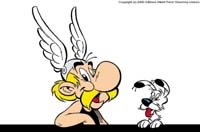caricatura asterix y perrito